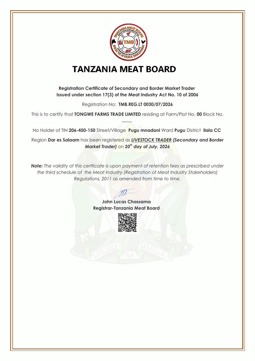 Livestock Trader Registration preview