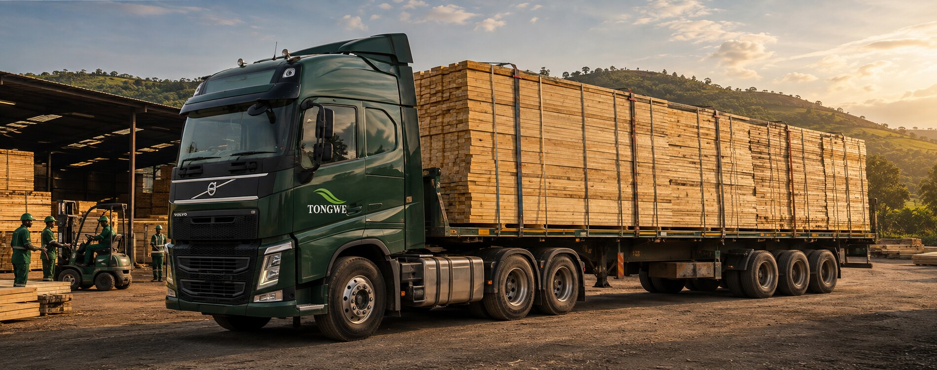 TONGWE wood and timber transport