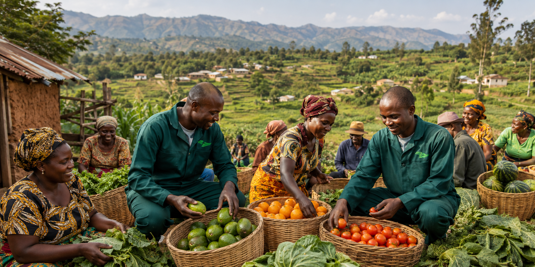 Fresh fruits and vegetables